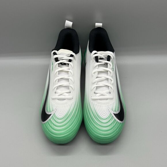 Nike Vapor Speed 3 White Green Football Cleats HM8849-100 Men’s Size 7.5 - Picture 3 of 9